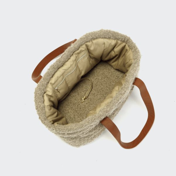 CLOUD7 - Draagtas Wool Beige - Afbeelding 4