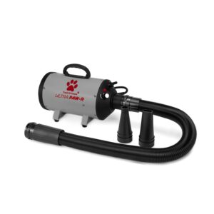 Ultra Paw-R waterblazer hond extra krachtig zwart-grijs