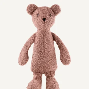 Lillabel Pink Berty – roze pluche teddybeer hondenspeeltje, 32 cm