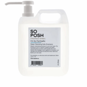 So Posh hondenshampoo 4 liter met pomp – professionele verzorging voor trimsalons of prive