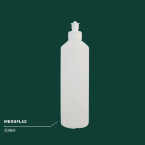 Mengfles 500ml met push pull dop