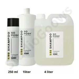 So Posh 1:50 professionele hondenshampoo – geconcentreerde shampoo voor trimsalon