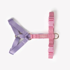 FURLOU verstelbaar hondentuig Lavender and Pink voor honden
