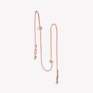 FURLOU verstelbare handsfree hondenlijn Powder Rose